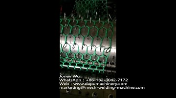 Straight and Reverse Twisted Hexagonal Wire Netting Machine