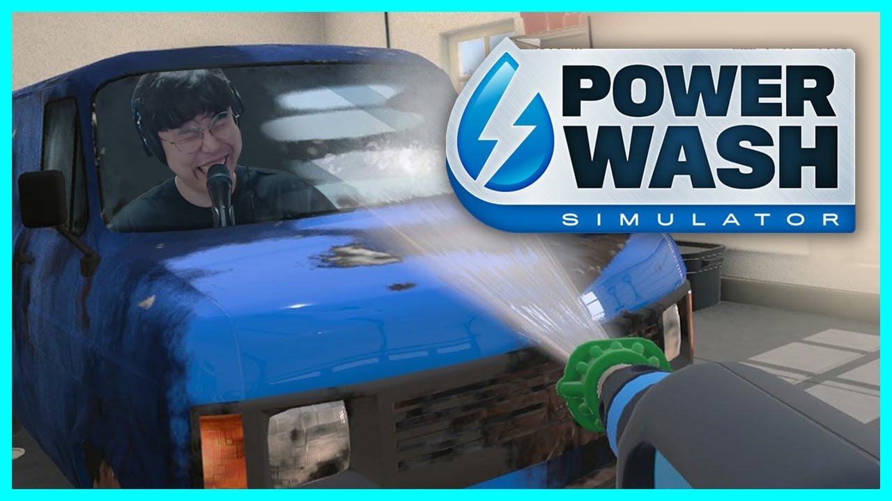 [파워 워시 시뮬레이터] 물만 뿌리는데 재밌는 청소게임🌊🤣 (PowerWash Simulator)