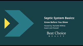 Septic System Basics-Know Before You Show