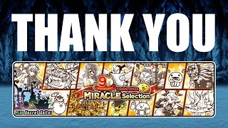 THANK YOU MIRACLE SELECTION!! - Battle Cats screenshot 5