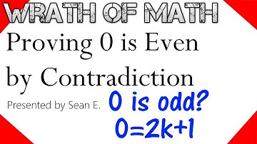 Proof: Zero is Even by Contradiction