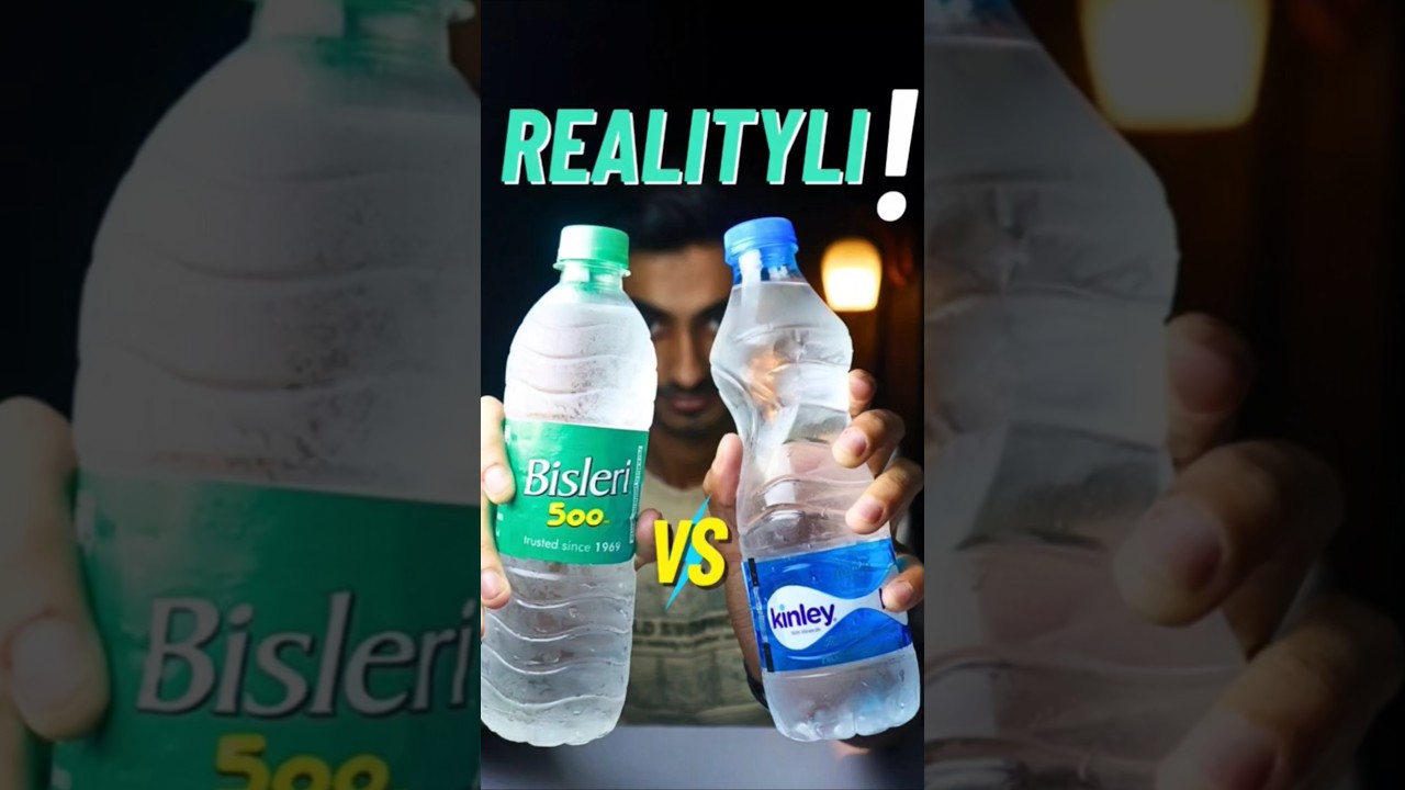 Bisleri VS Kinley Reality 🤮 Kinley Water VS Bisleri Water 