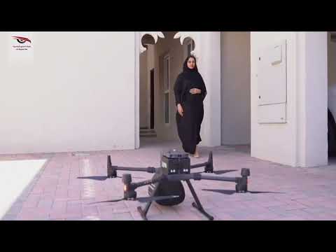اول طائرة بدون طيار لتوصيل الادوية في دبي