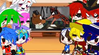 Security Breach react to 5AM at Freddy's The Prequel 2/4//GC