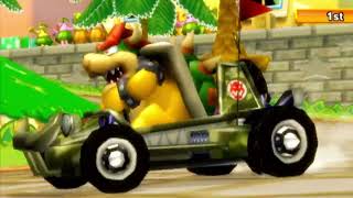 Mario Kart Wii Gameplay  150cc Bowser Offroader Shell 5100