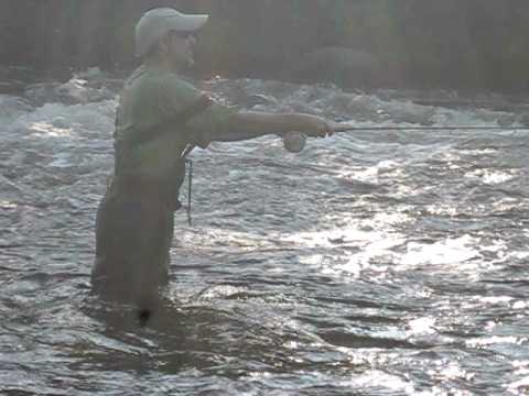 david hoffmann peche dans la riviere du gouffre