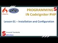 CodeIgniter PHP Lesson 01 – Installation and Configuration | @ST-Library