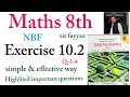 Maths class 8th | exercise 10.2 | ex 10.2 | Q-3-4| NBF | unit 10 | Practical Geometry | grade 8