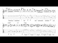 All The Things You Are / Mike Moreno Transcription Tab & Sheet Music