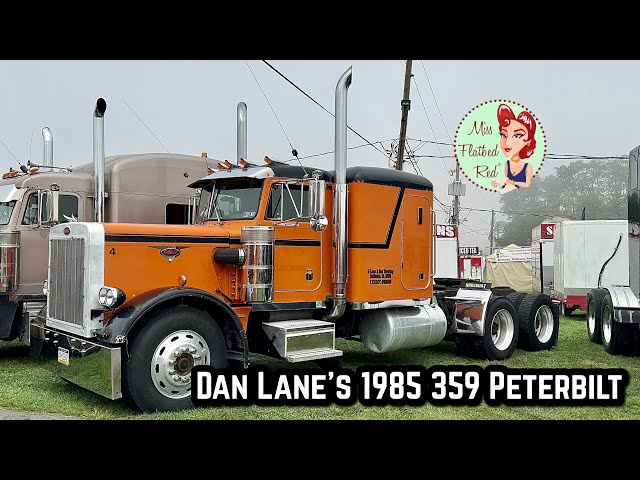 Dan Lane's 1985 359 Peterbilt Truck Tour - YouTube