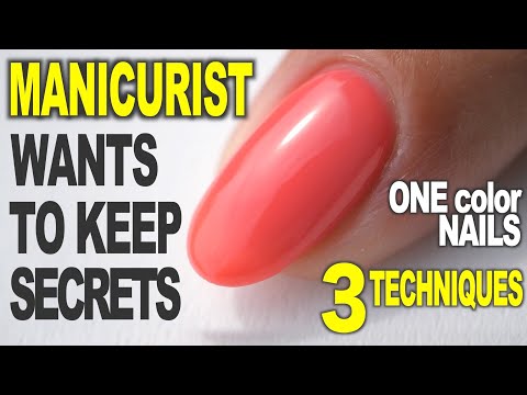 3 secret techniques to apply ONE COLOR GEL NAILS beautifully【ASKA NAILS】 thumbnail