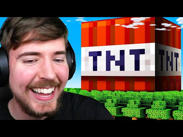 Comunidade de Minecraft on X: 🚨 O r Mrbeast explodiu uma