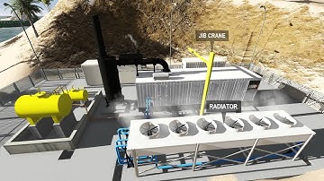 SPP Black Start Diesel Generator Plant Walkthrough Movie