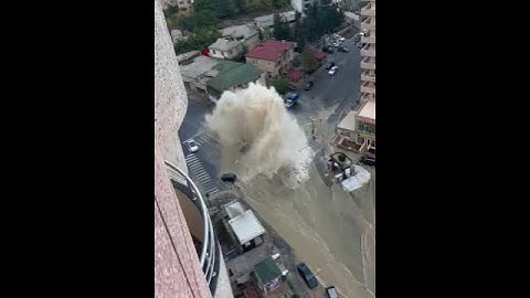 Yasamalda Su Borusu Partladı