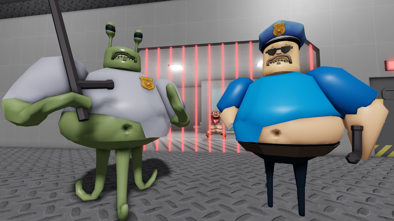 BARRY'S PRISON RUN! ALIEN HARD MODE - All Items & Morphs Unlocked!!