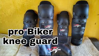 Unboxing And Review ProBiker Normal Quality Knee And Elbow Guard For Beginners.