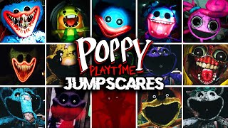 Poppy Playtime Chapter 1, 2, 3 - Todos los JUMPSCARES