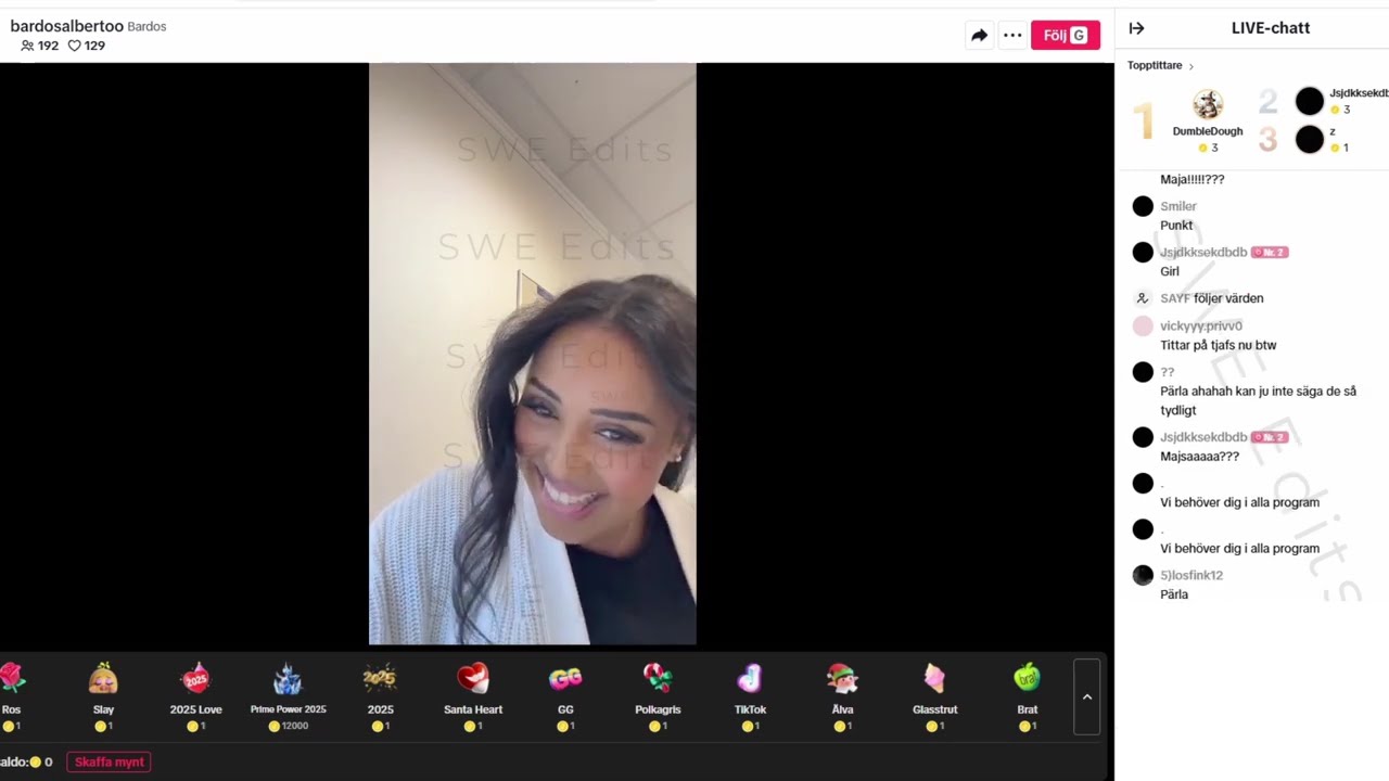 Nardos tiktok live on Denice & Perla dramat, PH människor, exonphspoiler, podden mm med chatten