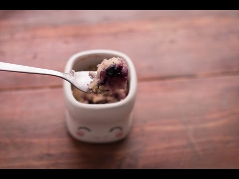 Microwave Blueberry Muffin in a Mug