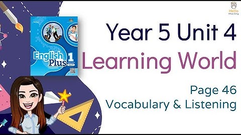 【Year 5 Plus 1】Unit 4 Learning World | Lesson 4 Vocabulary & Listening | Student