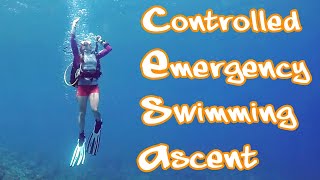 Important scuba diving ascending safety skill explained: ⛑ The CESA!