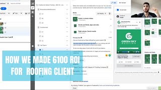Roofing Lead Generation Facebook Ads | Case Study  6000% ROI