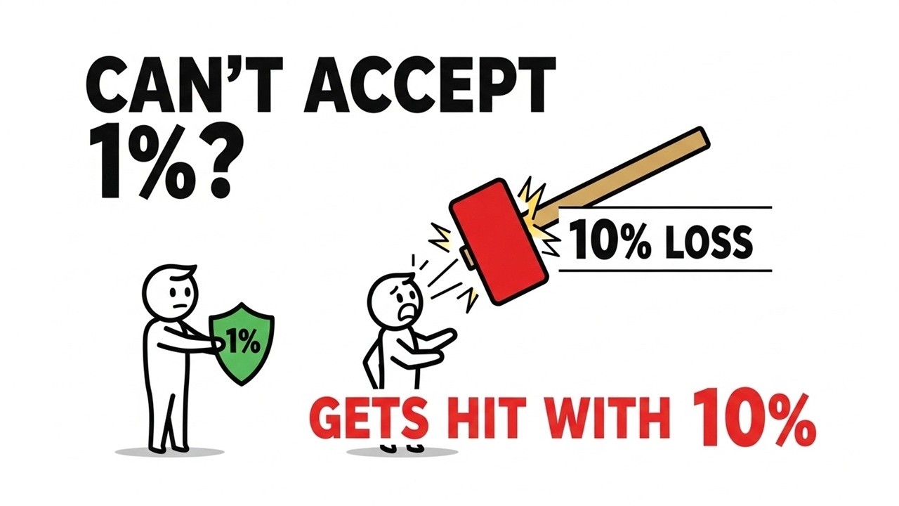 Трехмесячный торговый эксперимент, который научил меня принимать небольшие потери.