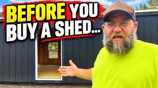 The Biggest Mistake People Make Buying Sheds for Tiny Homes