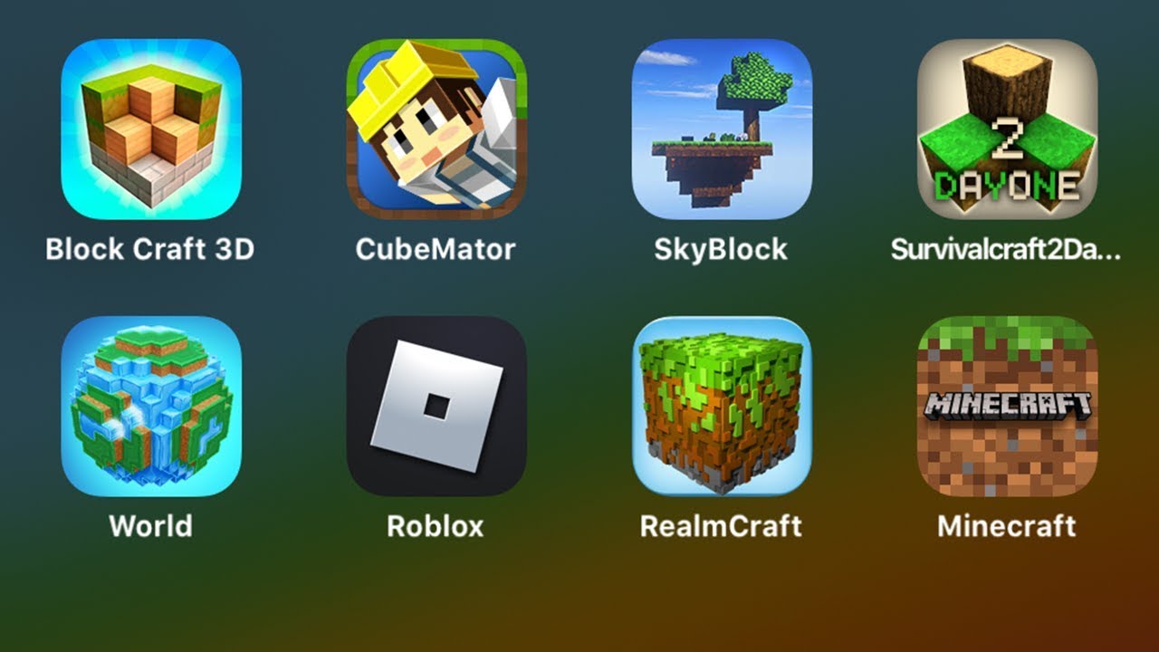 Block Craft 3d Cubemator Skyblock Survival Craft World Of Cubes Roblox Realm Craft Minecraft Youtube - block craft roblox