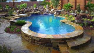 Natural Stone Pool Deck - Design Inspiration Gallery - VizX Design Studios - (855) 781-0725