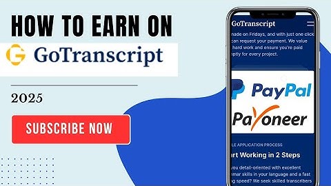 How to Earn Money from Gotranscript - Step By Step Guide.