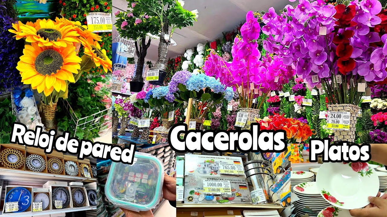 Flores / Follages / Arboles /Cacerolas / Trastes | Mega Tienda en Centro CDMX | Flores Artificiales