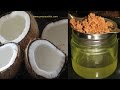 DIY - How to make Pure Coconut Oil at Home for Skin & Hair | Priyanka George