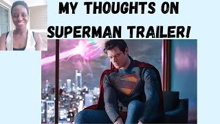 My thoughts on the Superman trailer!