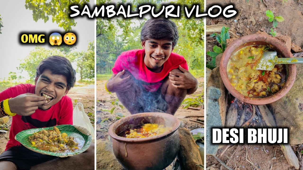 DESI BHUJI VLOGS - SAMBALPURI // OMG 😱😳  Tankadhar vlogs #sambalpurivlog