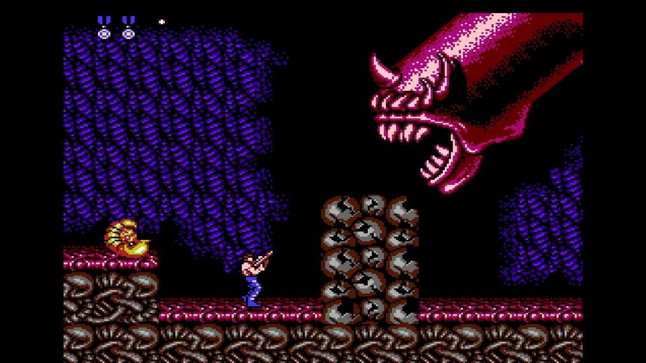 How to Beat the Level 8 Mid Boss in Contra (NES)