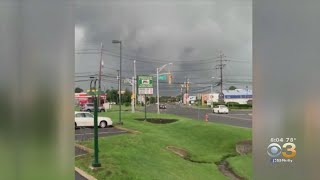 Video Shows Force Of Tornado That Swept Through Mount Laurel Saturday