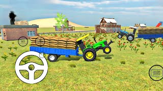 Real Tractor Trolley CargoFarming || Simulation - TransportDriver - Android GamePlay | #trending screenshot 4