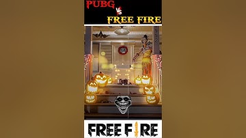 FreeFire VS Pubg Graphics ☠️ || #shorts #freefire #freefirevspubg #pubgvsfreefire