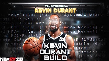 KEVIN DURANT BUILD NBA 2K20! BEST KEVIN DURANT BUILD NBA 2K20! HOW TO MAKE KEVIN DURANT NBA 2K20!