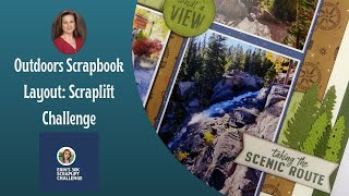 Double page Outdoors Scrapbook Layout: Celebrating Erins 30K [Pixels & PaperCrafts]
