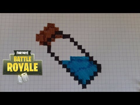 Pixel Art Fortnite Sniper - tuto comment dessiner la petite potion de fortnite en pixel art duree 5 21