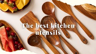 Tilly Living's Teak Utensil Set