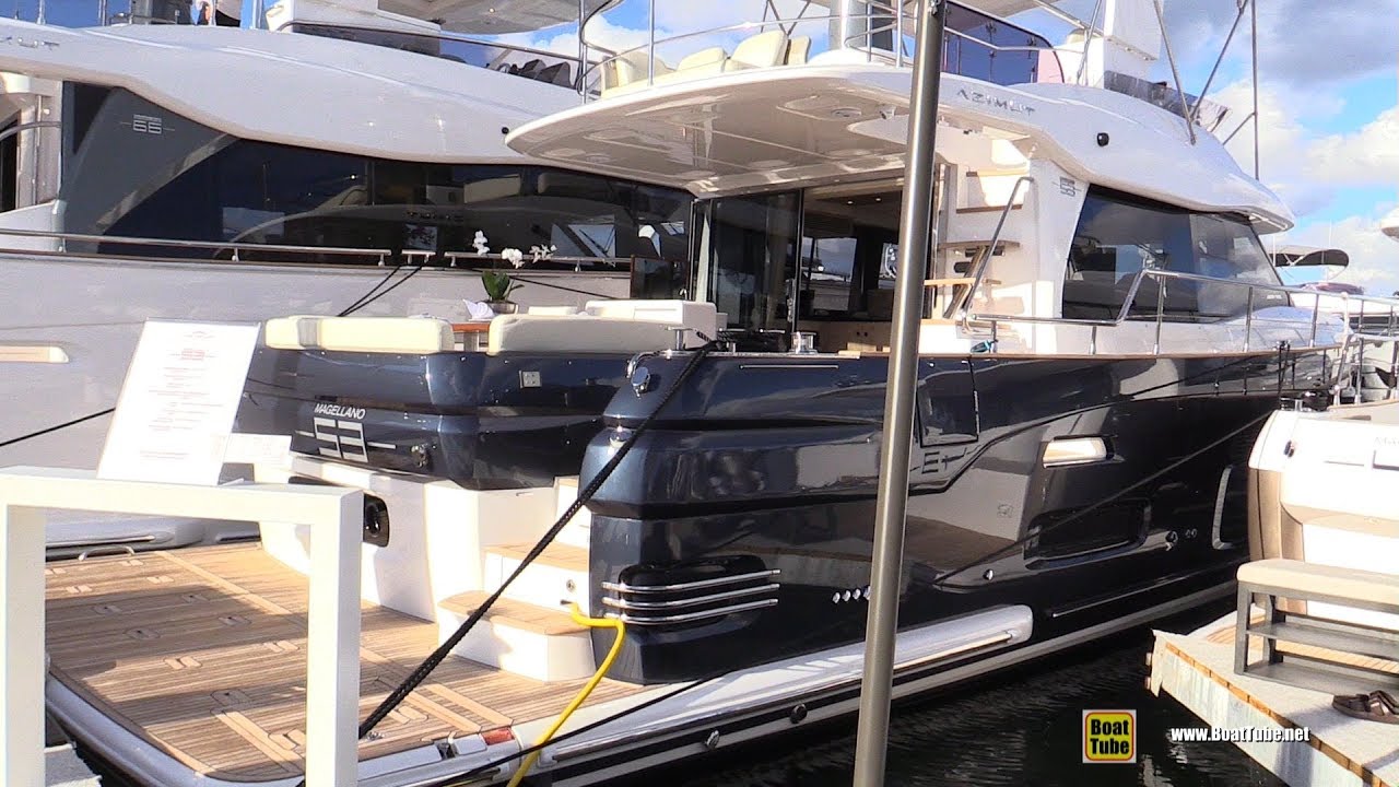 2019 Azimut Magellano 53 Yacht - Deck and Interior Walkaround - 2018 Fort Lauderdale Boat Show