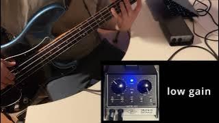 Universal Audio Solo 610 preamp - bass guitar demo