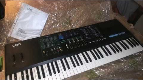Crumar Bit 99 analog synthesizer, plays "Bobby-O" for fun