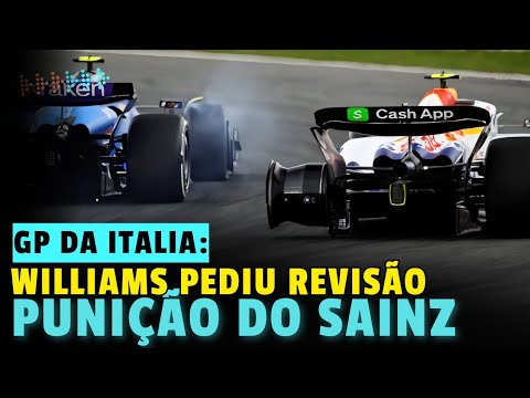 Williams Pede Revisão E Tenta Reverter Punição Do Carlos Sainz No Gp Da Holanda | Formula 1