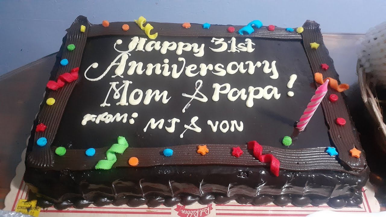 31st Wedding Anniversary Celebration