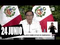 24 JUNIO| MARTIN VIZCARRA ¿SE ALARGA O LEVANTA LA CUARENTENA?| MENSAJE A LA NACIÓN - EN VIVO