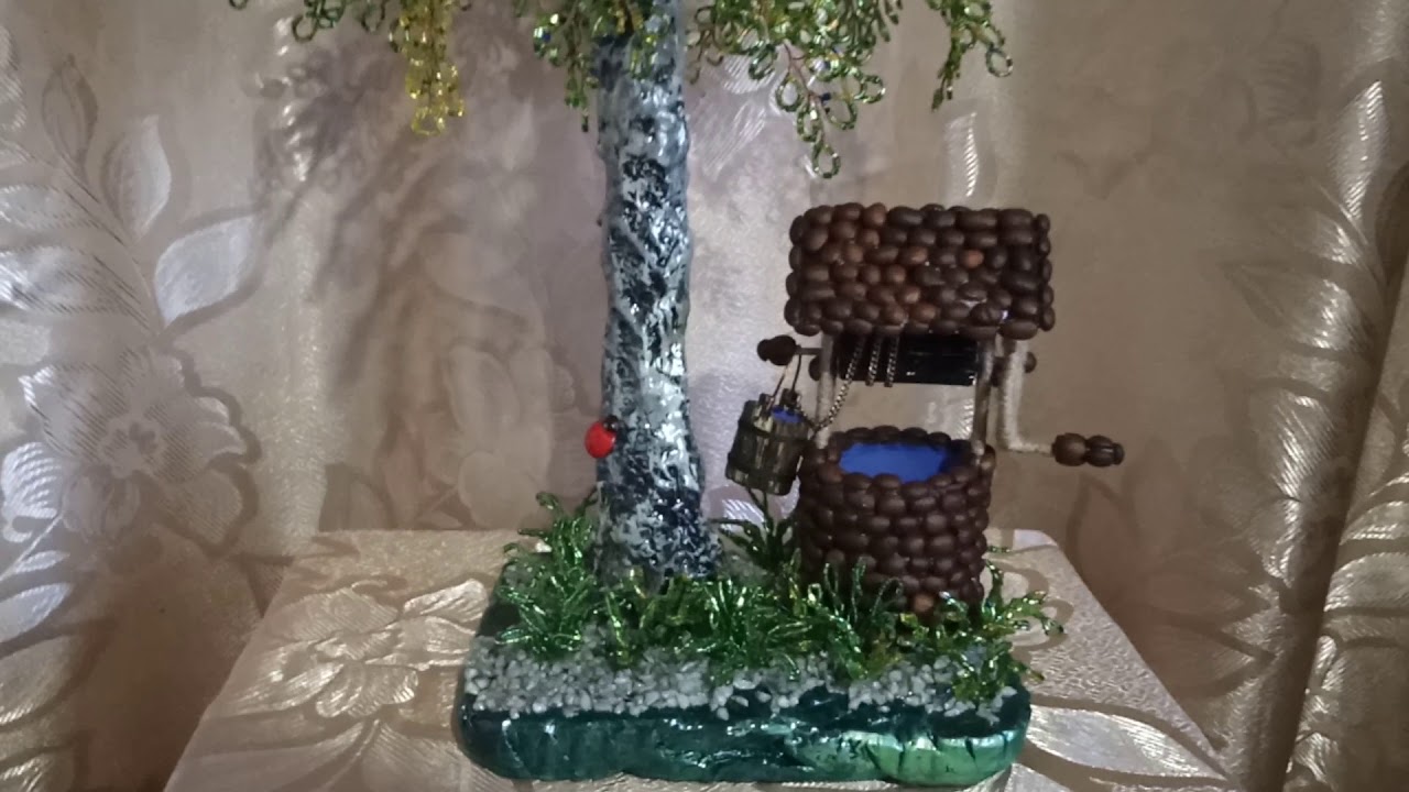 бисероплетение: Берёза из бисера на заказ